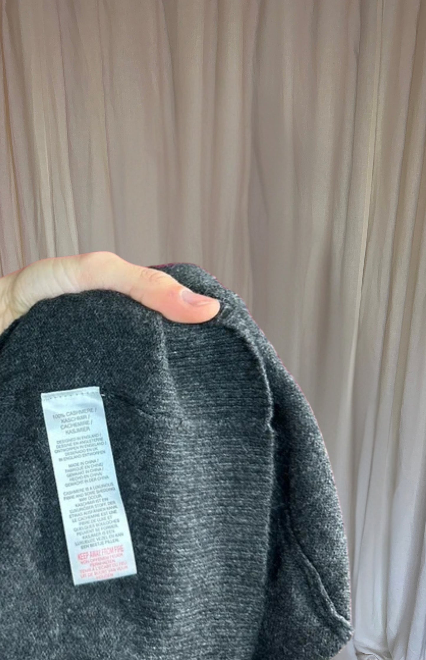 Hoodie Brodie Cashmere grijs maat XS
