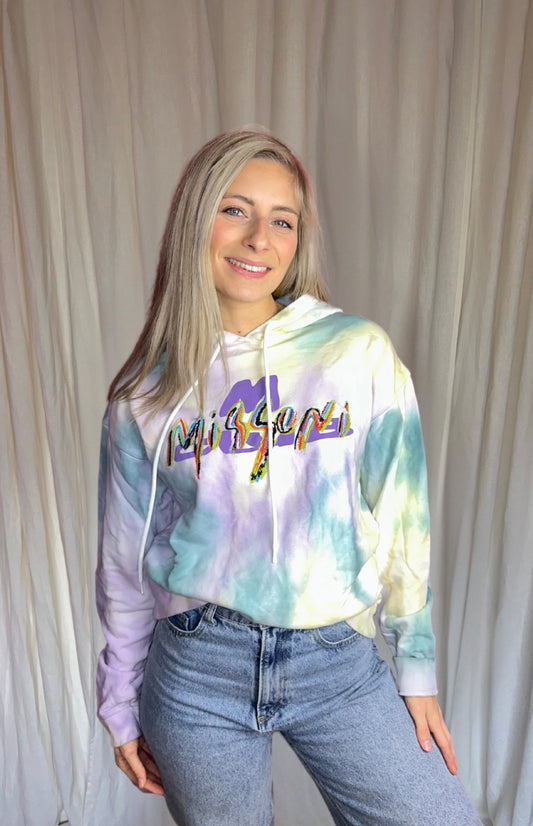 Sweat à capuche Missoni tie dye