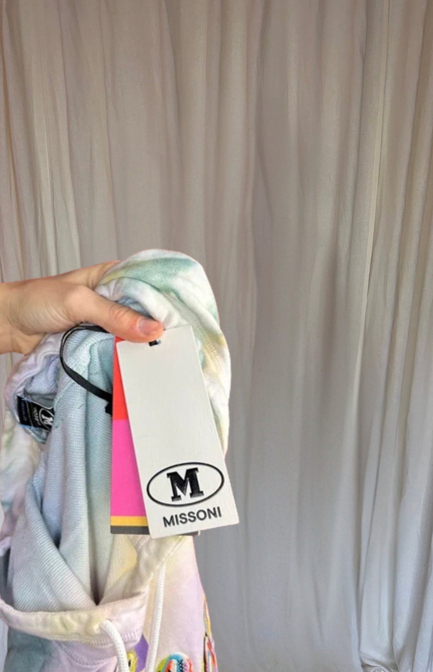 Hoodie Missoni tie dye maat XS