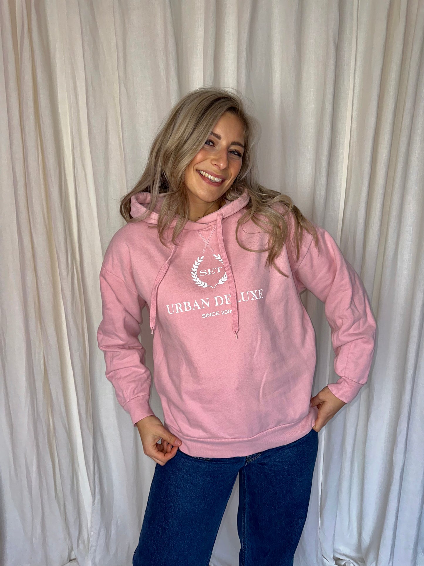 Hoodie SET oudroze - Maat 38