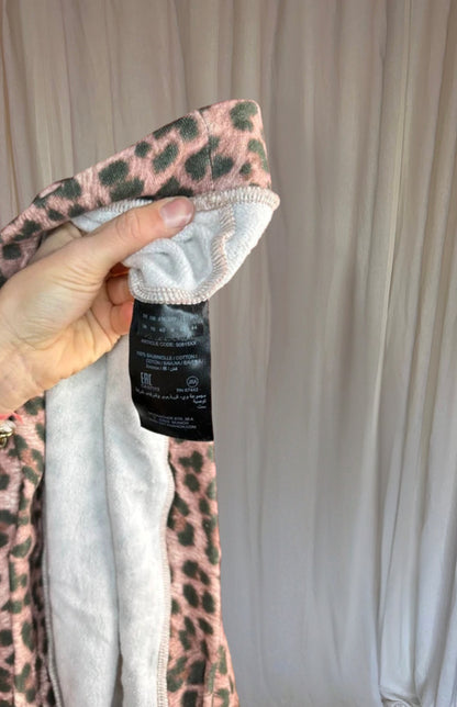 Ensemble pull imprimé léopard