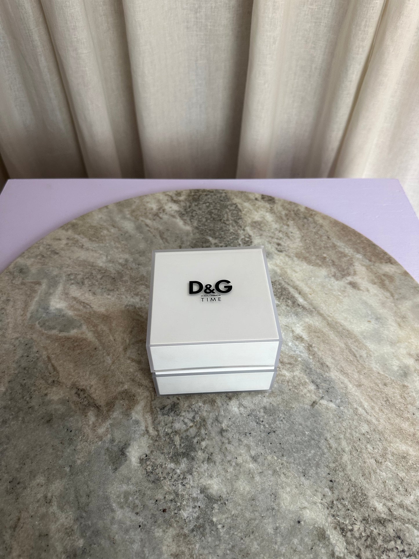 Horloge Dolce&Gabbana leer strass lichtroze