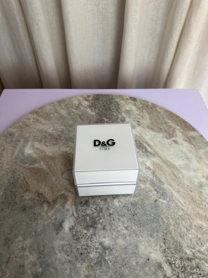 Horloge Dolce&Gabbana leer strass lichtroze