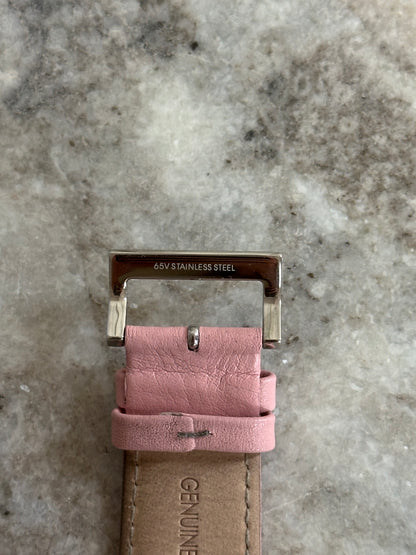 Horloge Dolce&Gabbana leer strass lichtroze