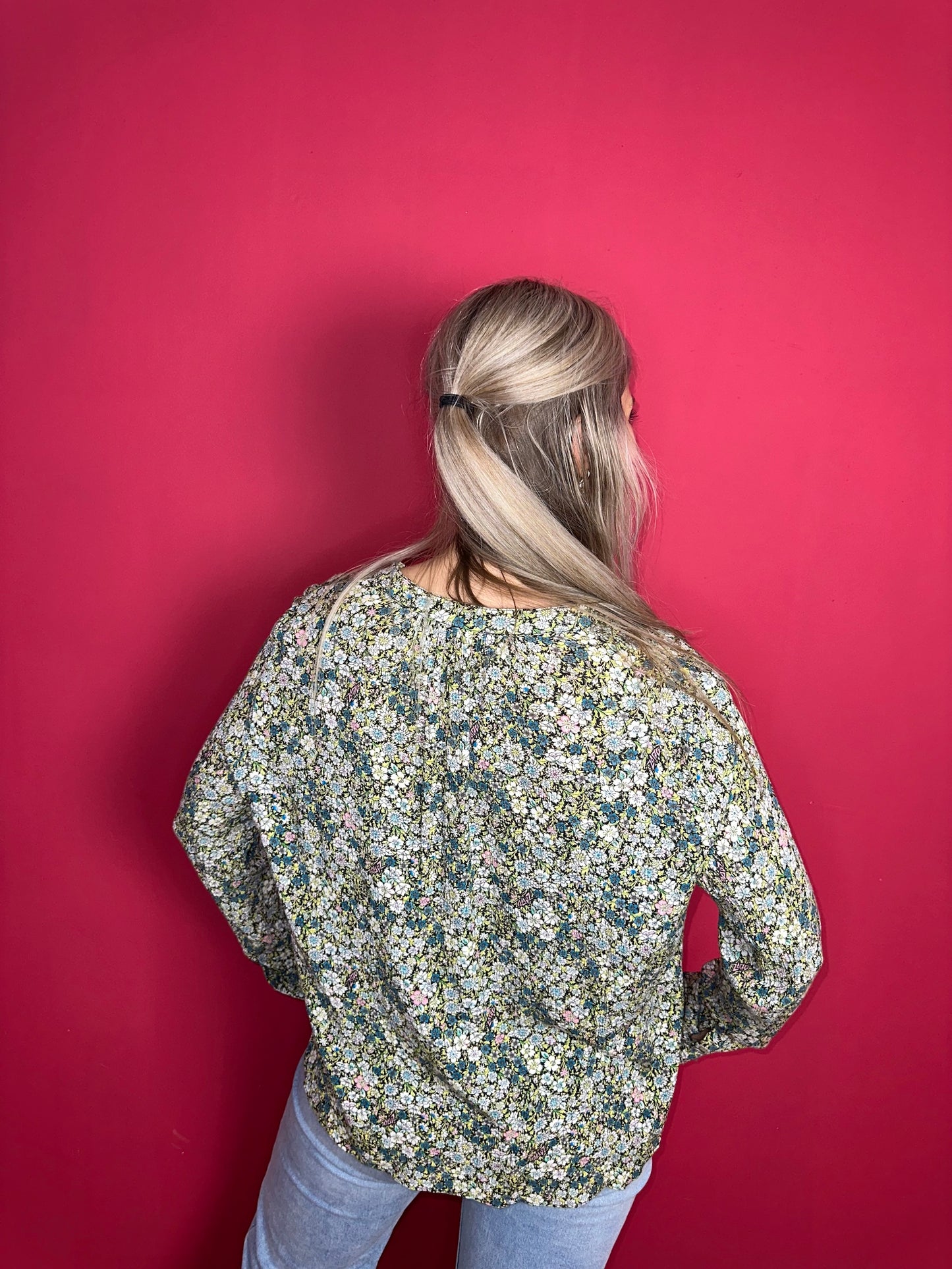 Blouse Zadig&Voltaire Tink Crinkle Liberty Garden - Maat M
