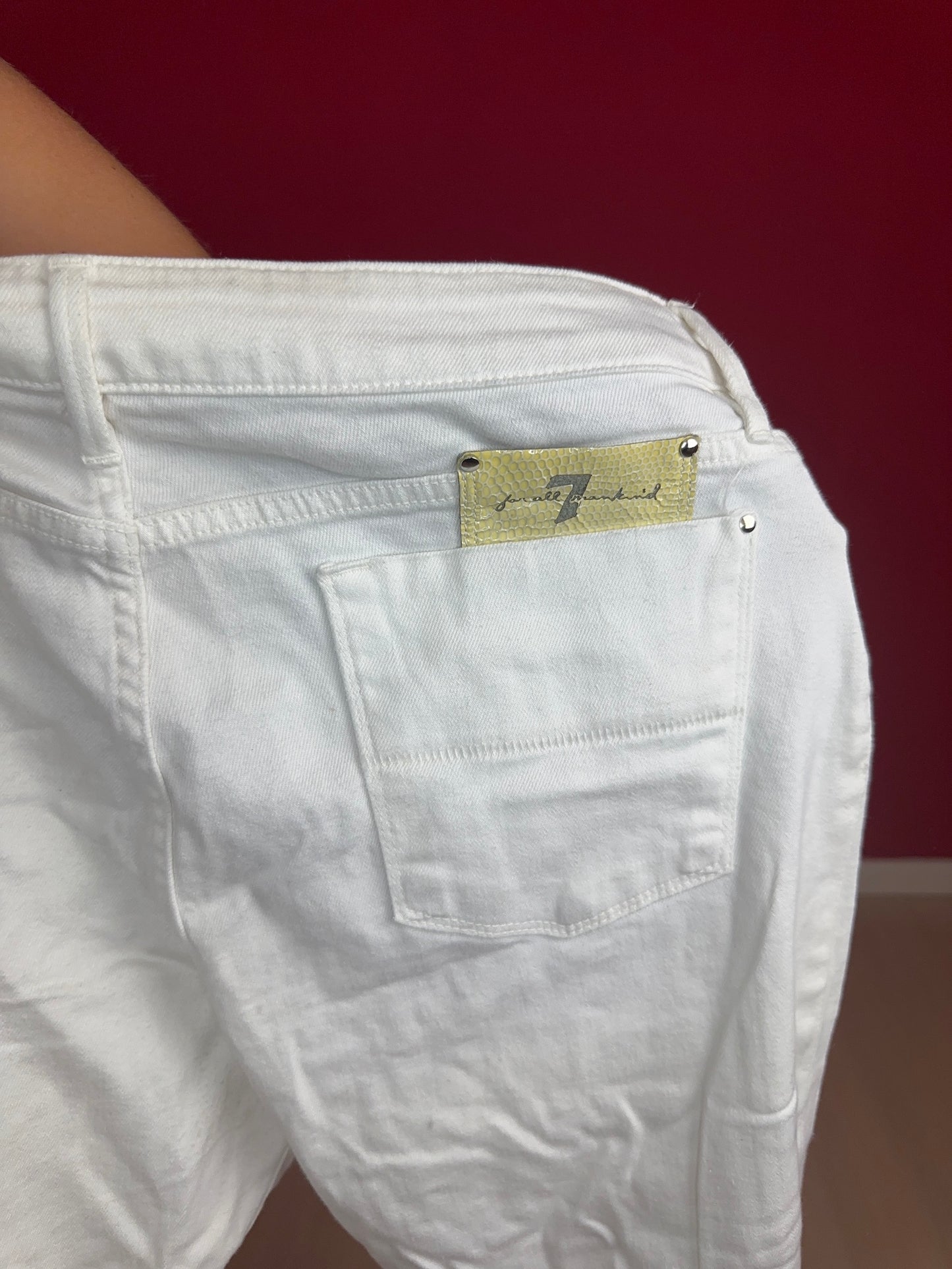Jeans 7ForAllMankind Lilith wit - Maat 32