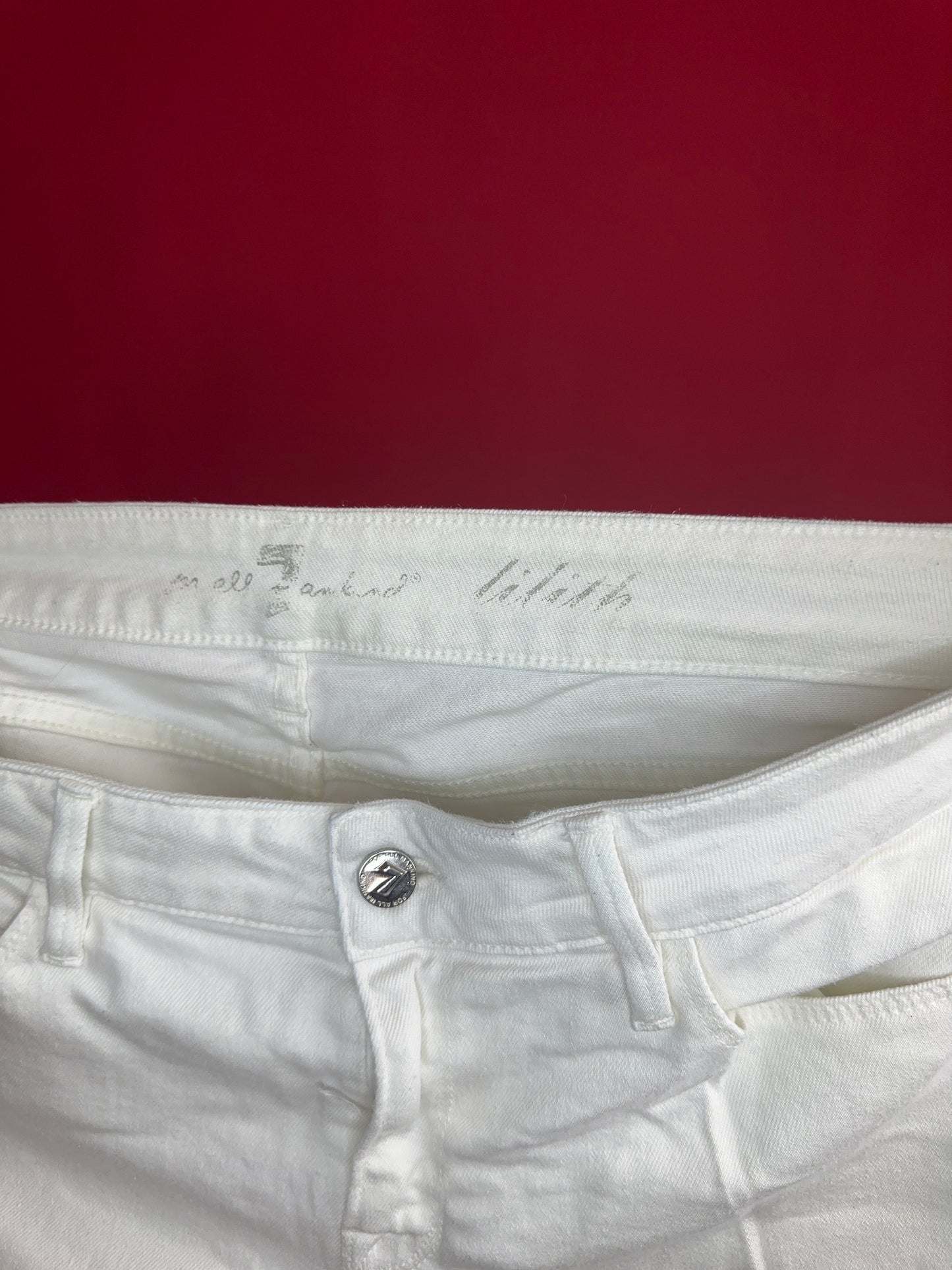 Jeans 7ForAllMankind Lilith wit - Maat 32