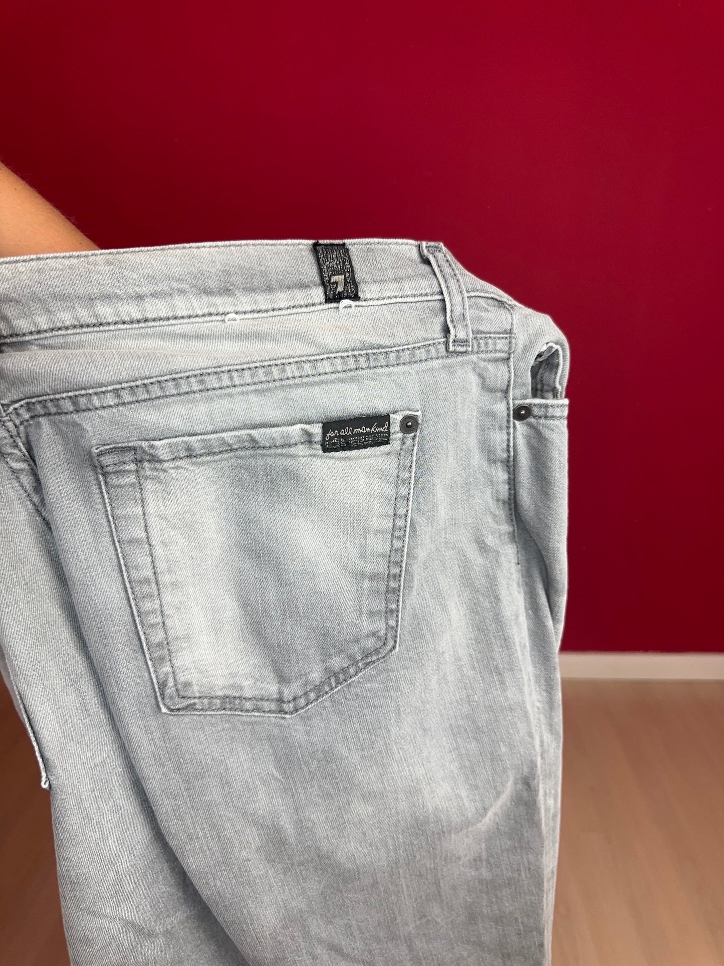 Jeans 7ForAllMankind skinny grijs - Maat 32