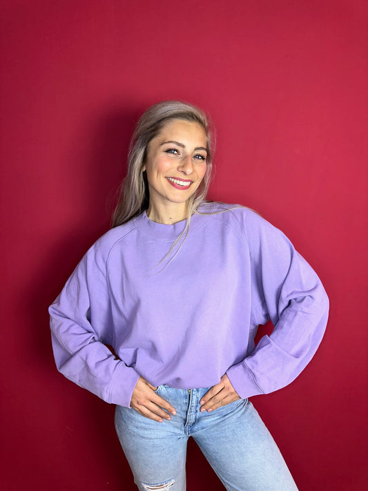 Sweater Vince lila - Maat 42