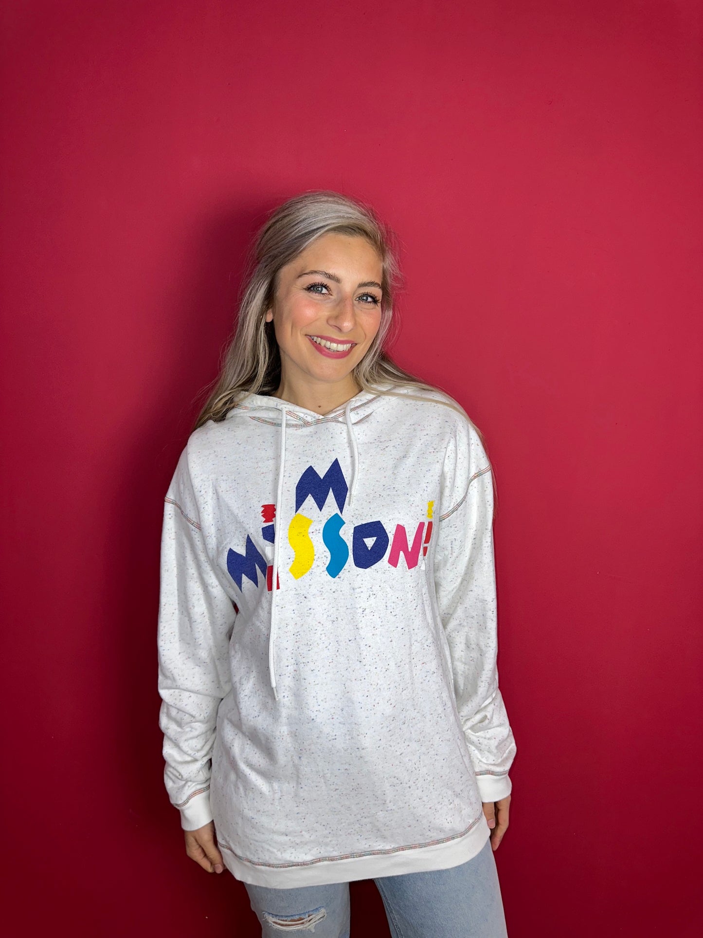 Hoodie Missoni wit - Maat M