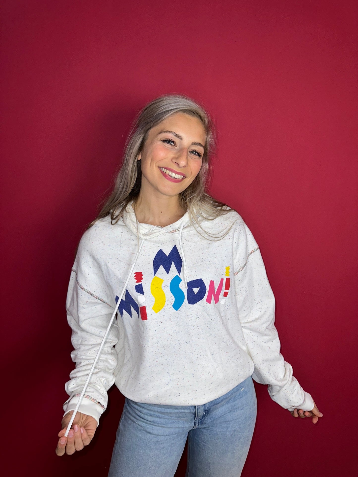 Hoodie Missoni wit - Maat M