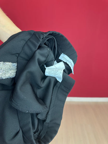 Broek Rinascimento pailletten zwart - Maat XL