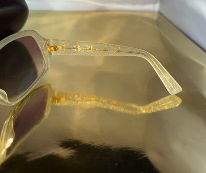Lunettes de soleil Louis Vuitton crème