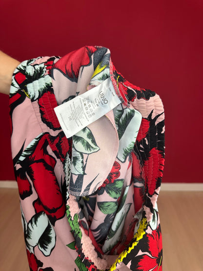 Broek LIU JO bloemenprint roze - Maat 40