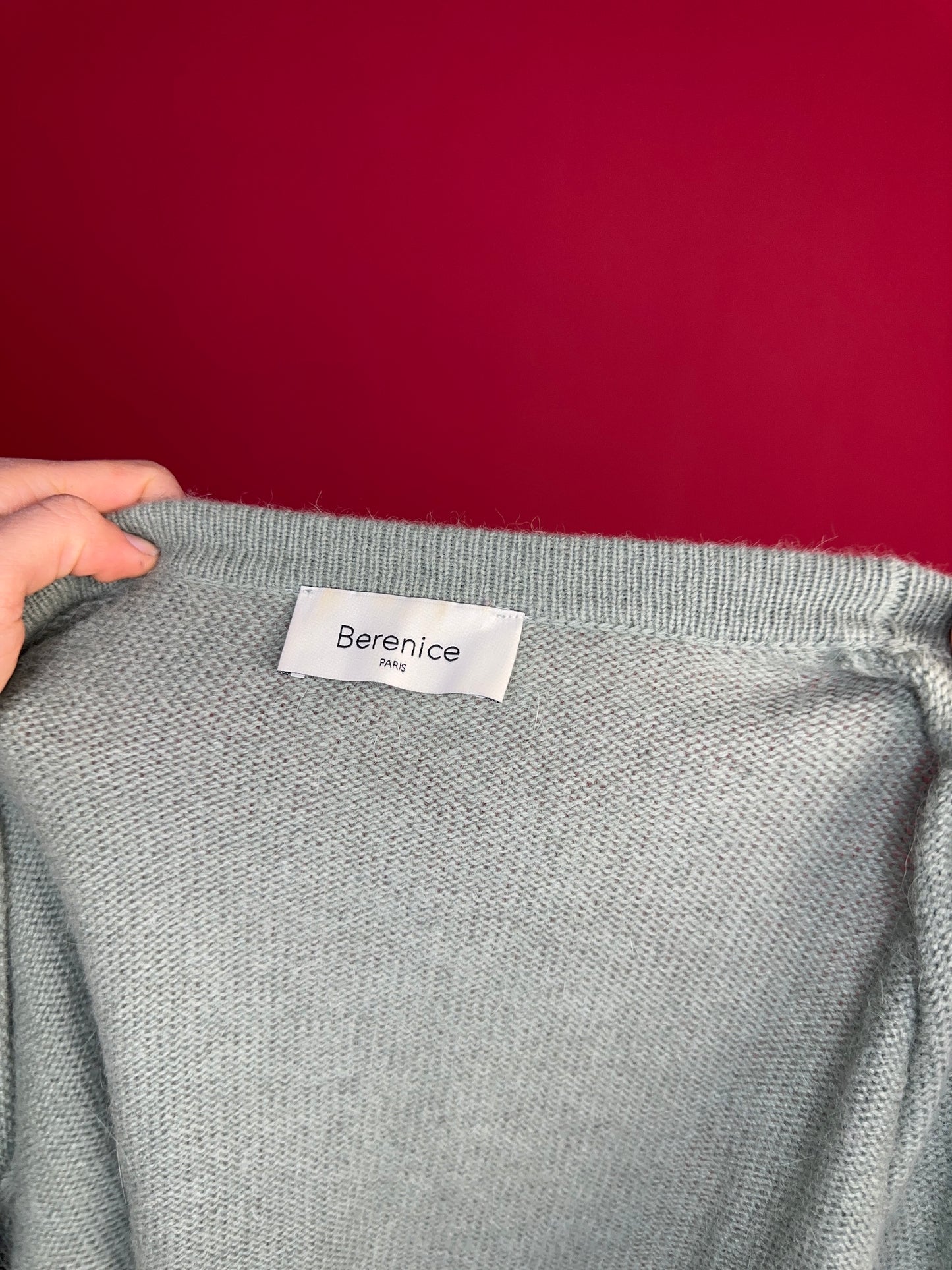 Vest/trui Berenice Paris groen - Maat L