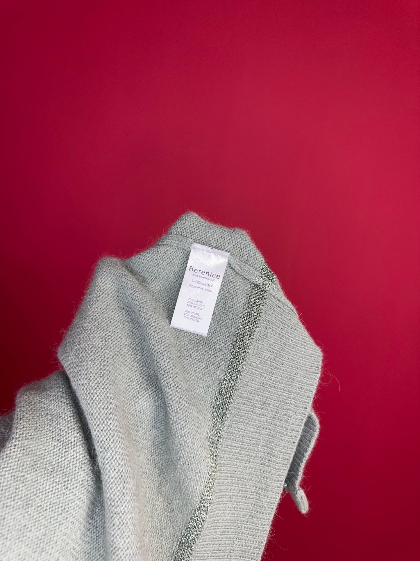 Vest/trui Berenice Paris groen - Maat L