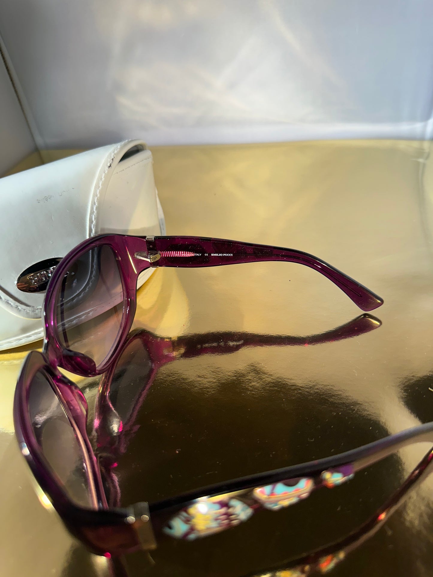 Zonnebril Emilio Pucci paars