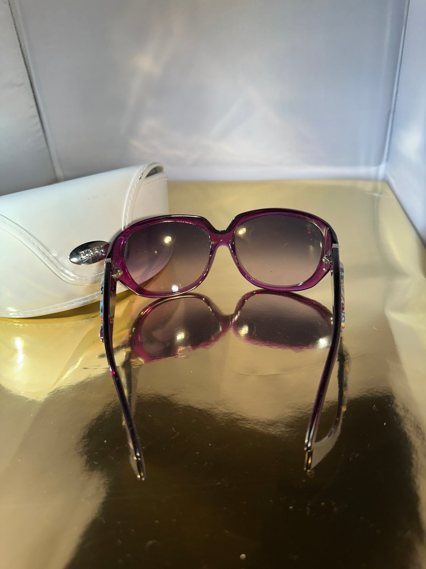 Zonnebril Emilio Pucci paars