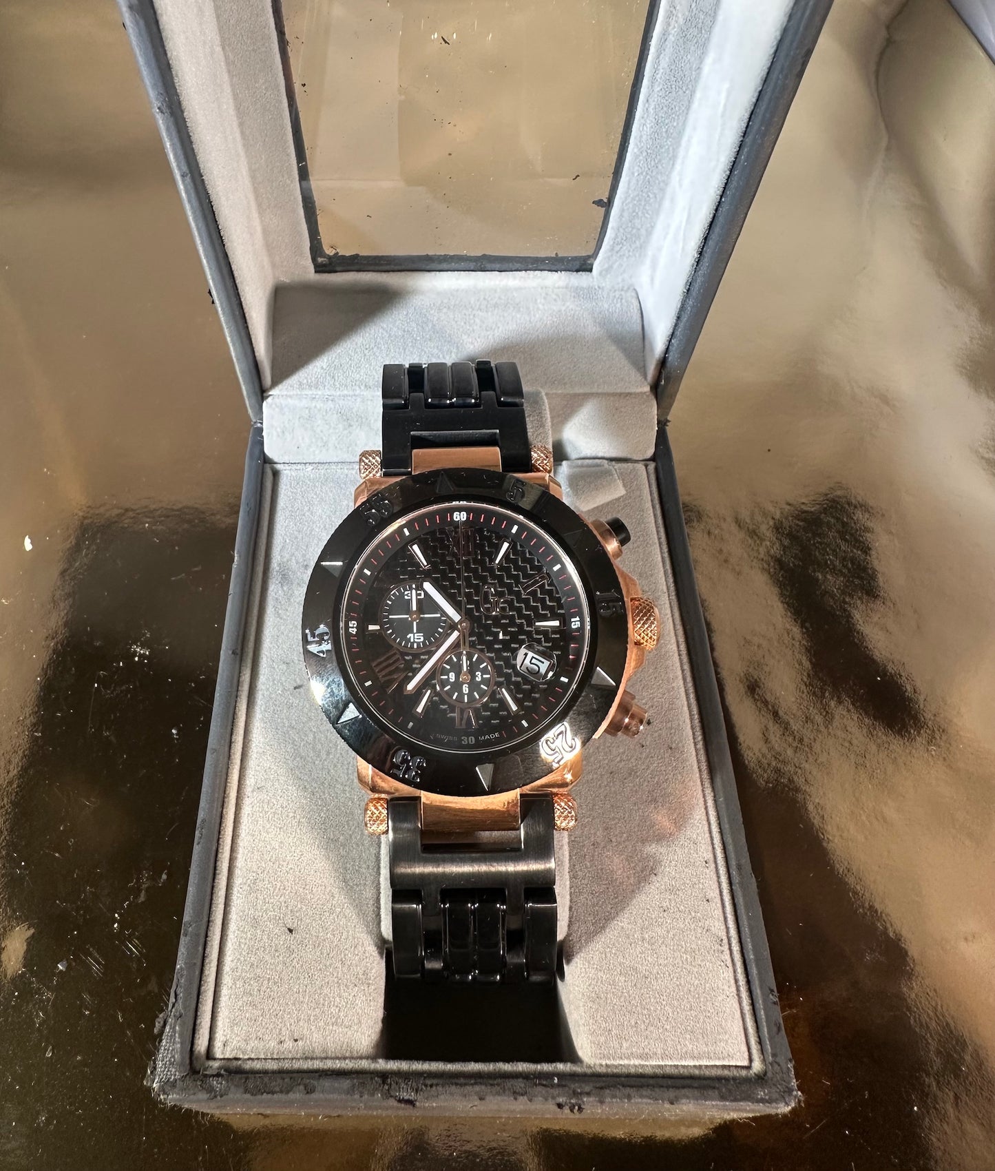 Horloge Guess GC1 sport zwart