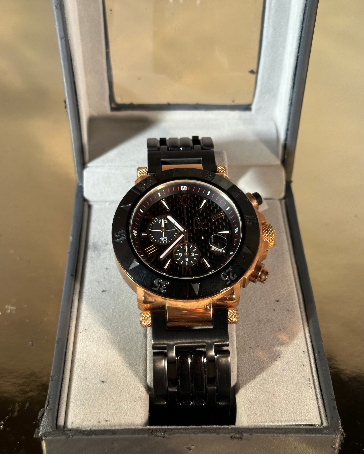 Horloge Guess GC1 sport zwart