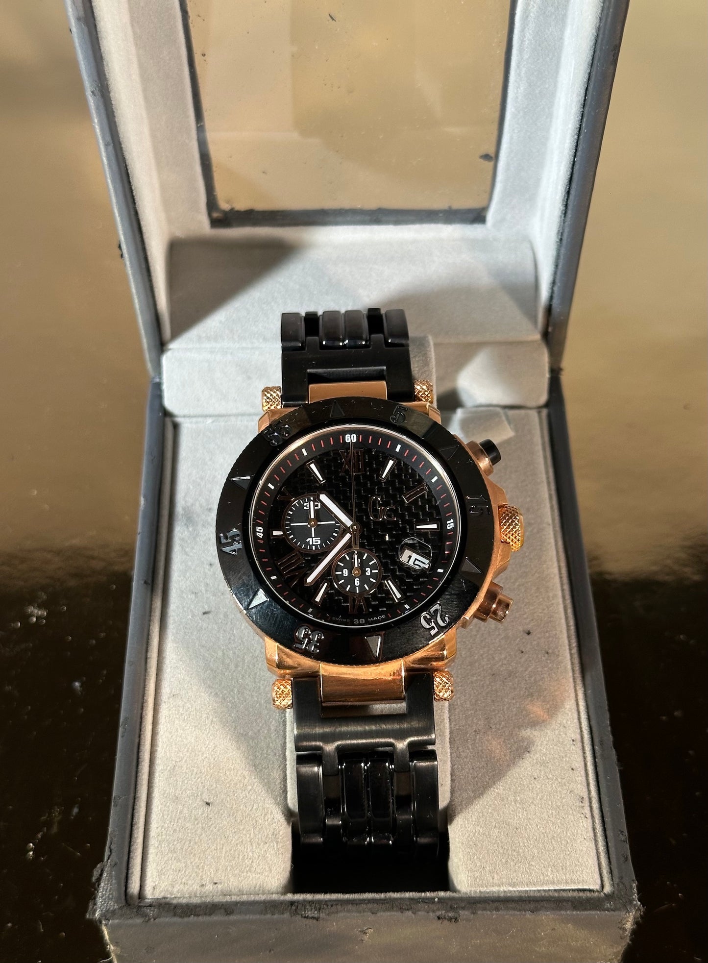 Horloge Guess GC1 sport zwart