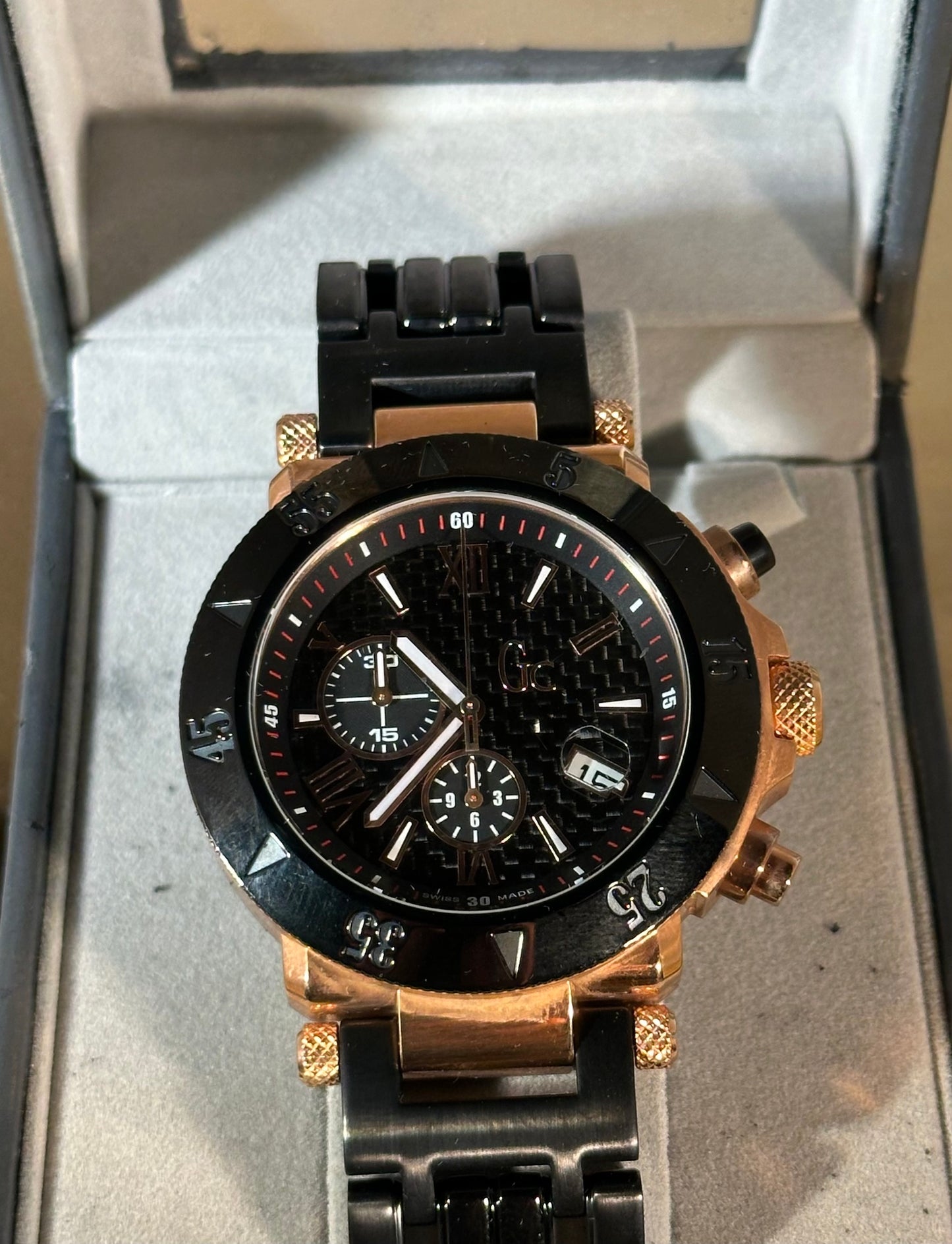 Horloge Guess GC1 sport zwart