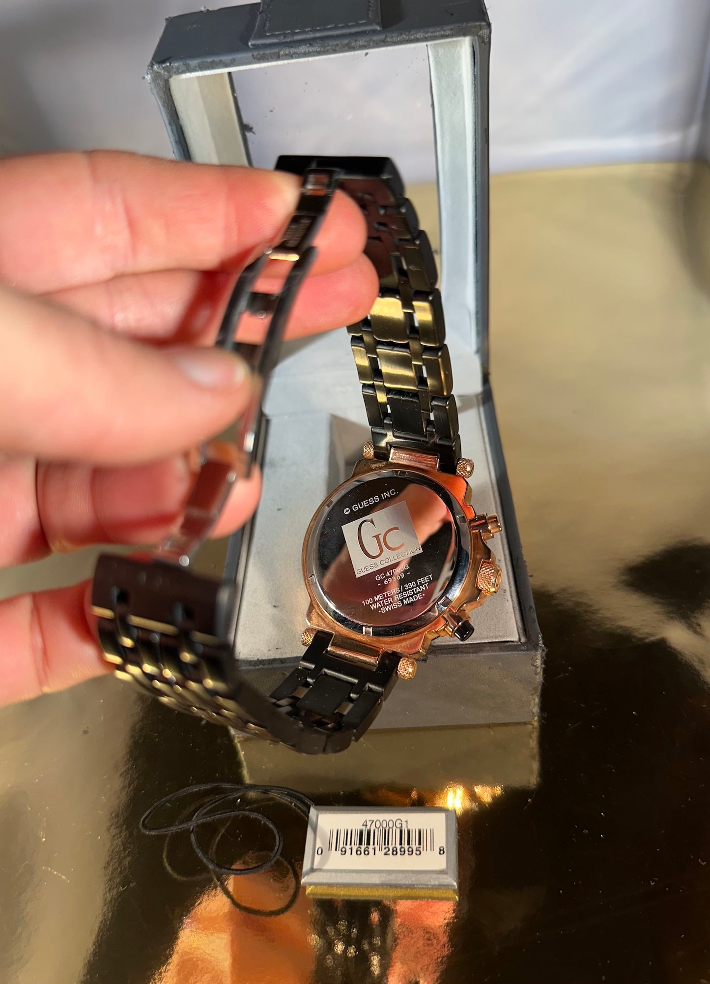 Horloge Guess GC1 sport zwart