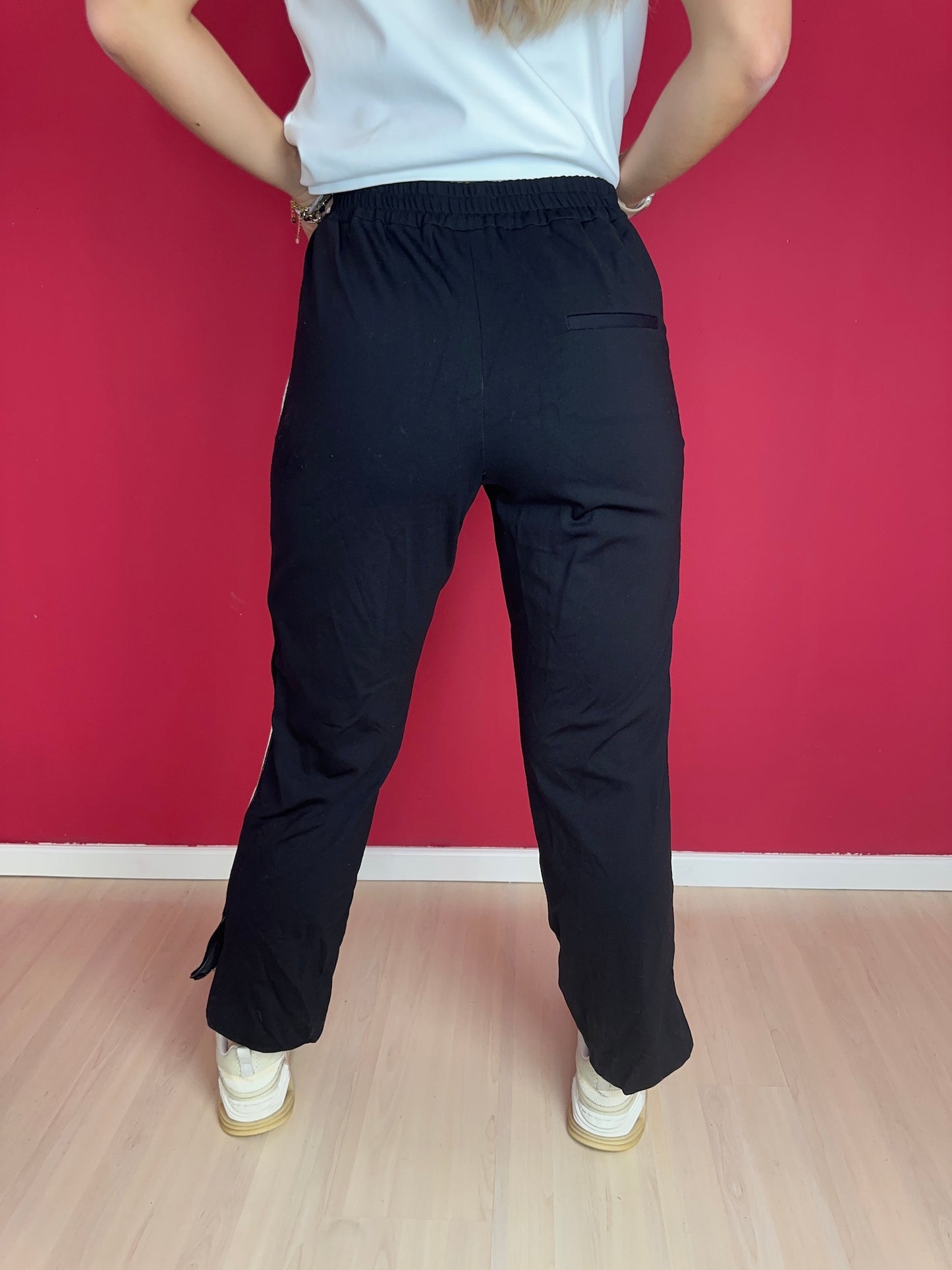 Broek SET zwart bies - Maat 38