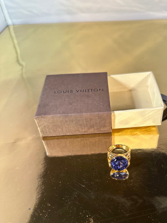 Ring Louis vuitton Swarovski paars maat S/6