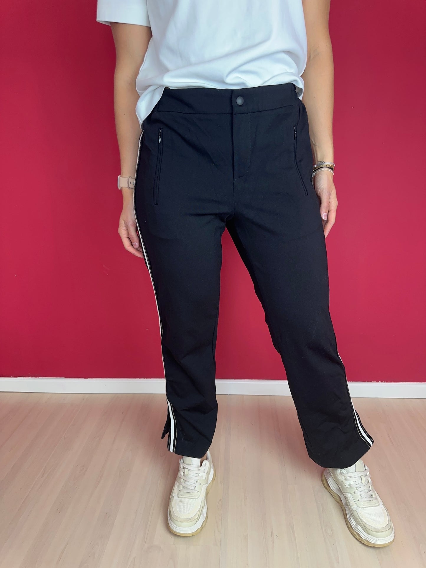 Broek SET zwart bies - Maat 38