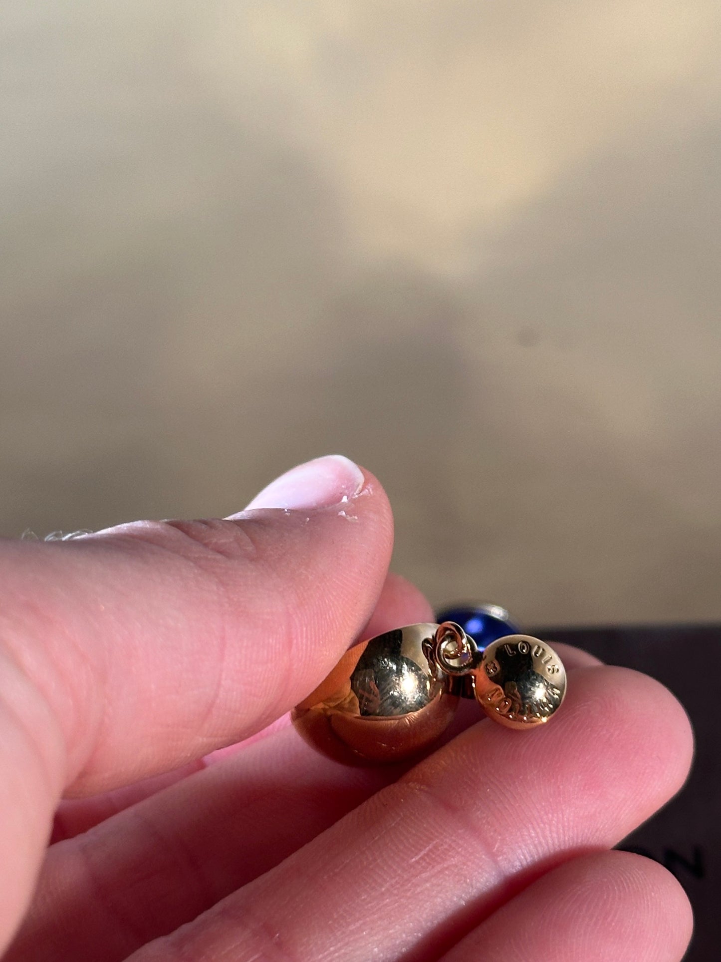 Oorbellen Louis Vuitton Swarovski paars