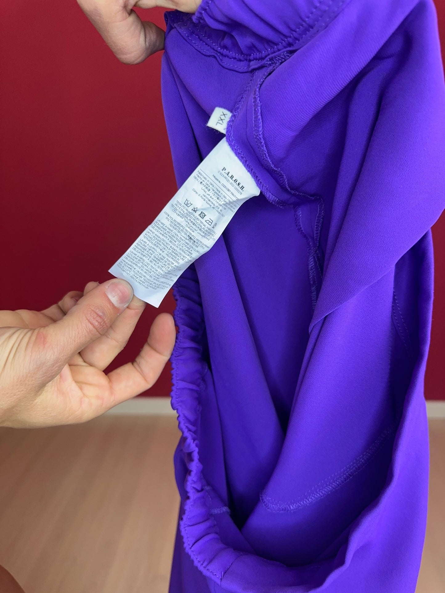 Broek P.A.R.O.S.H. paars - Maat 44