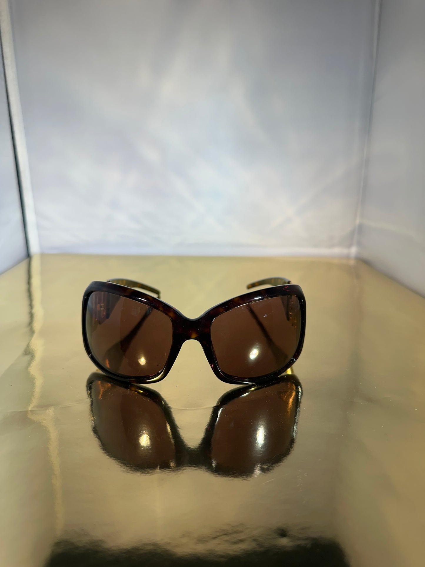 Zonnebril Dolce & Gabanna bruin/goud