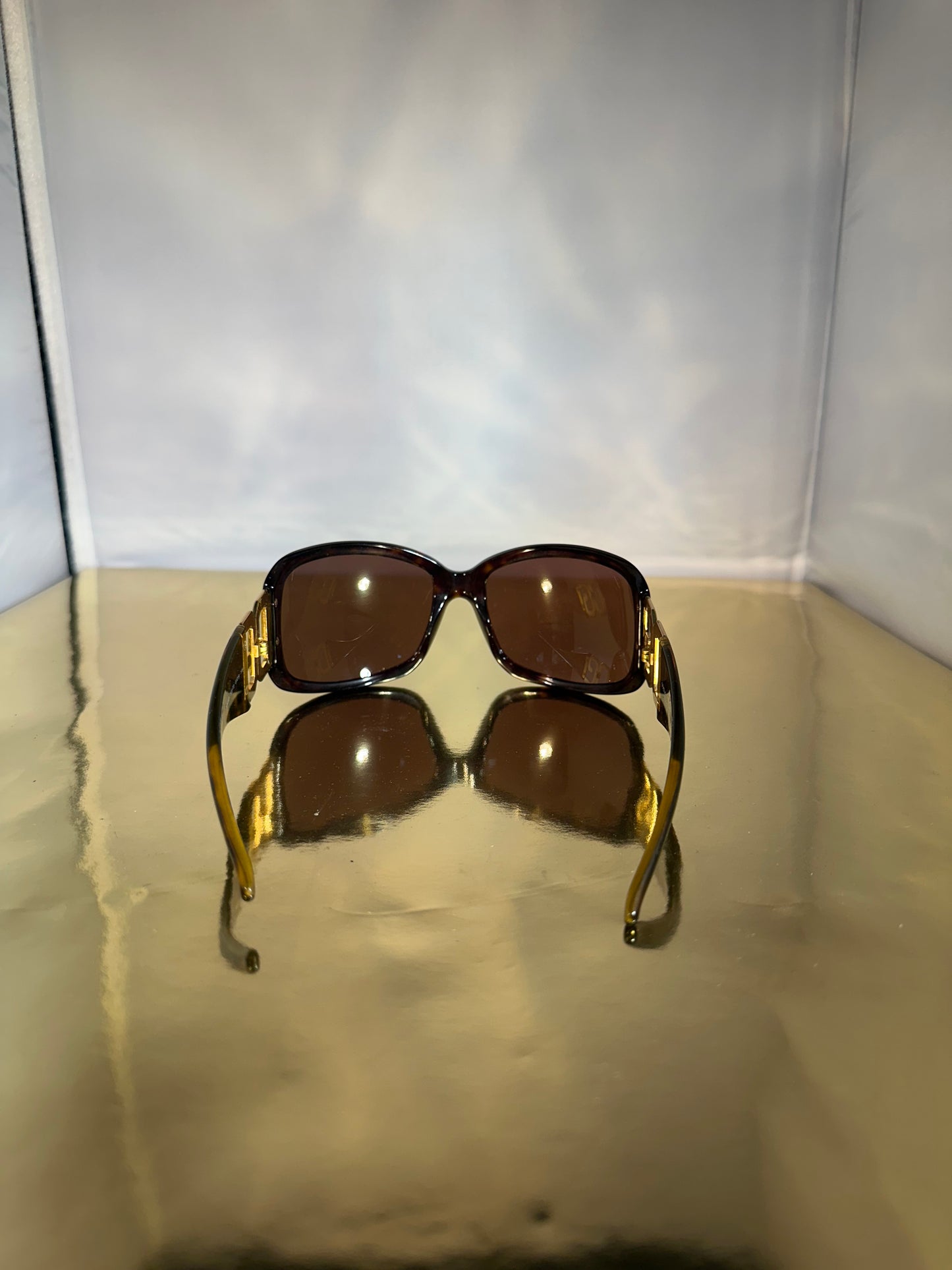 Zonnebril Dolce & Gabanna bruin/goud