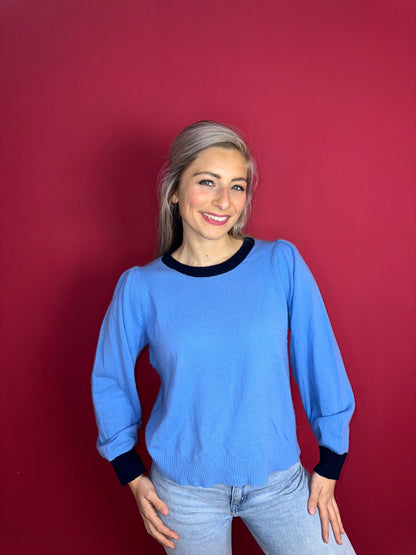 Trui Absolut Cashmere blauw - Maat XL