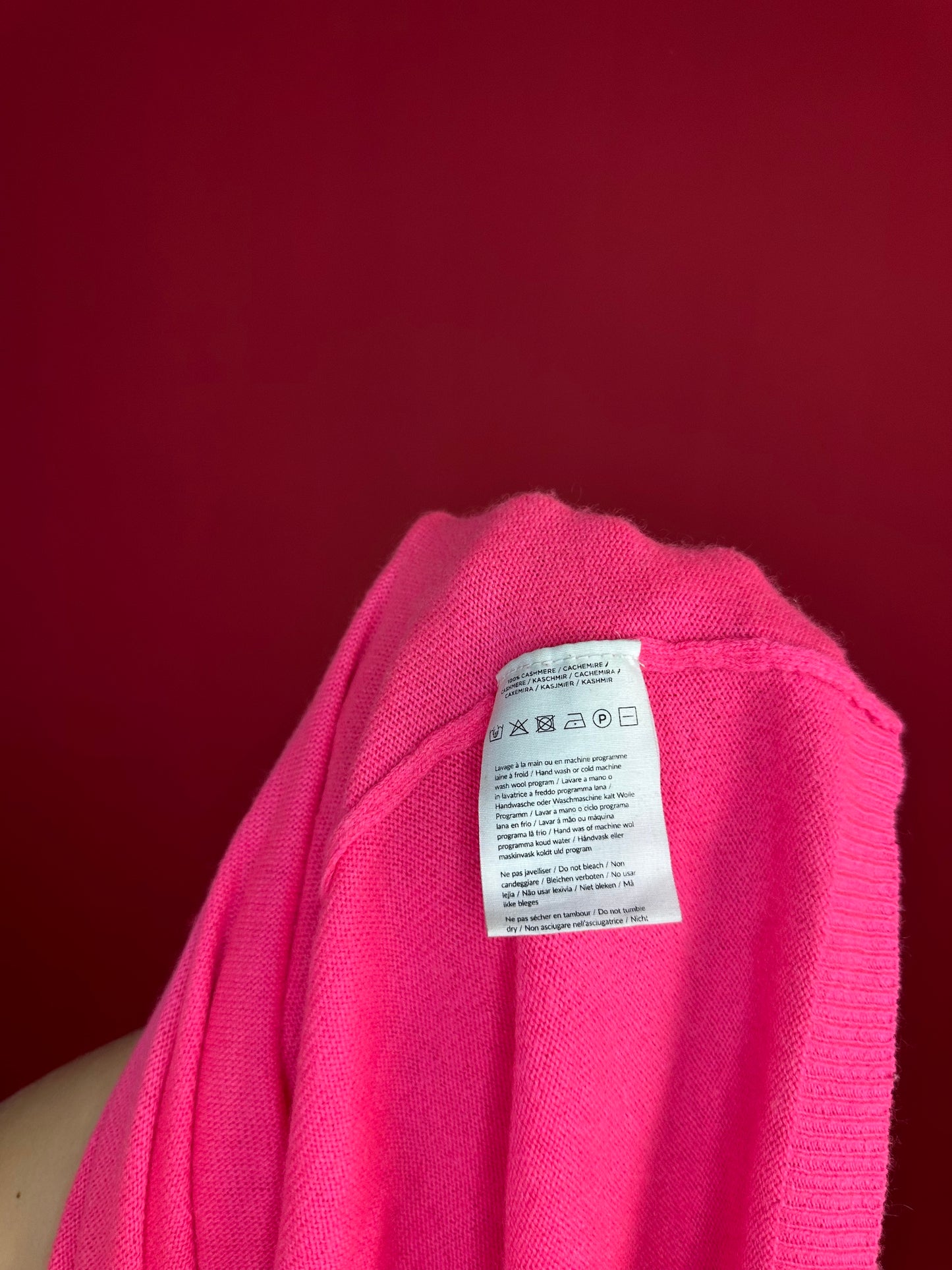 Trui Absolut Cashmere roze - Maat L