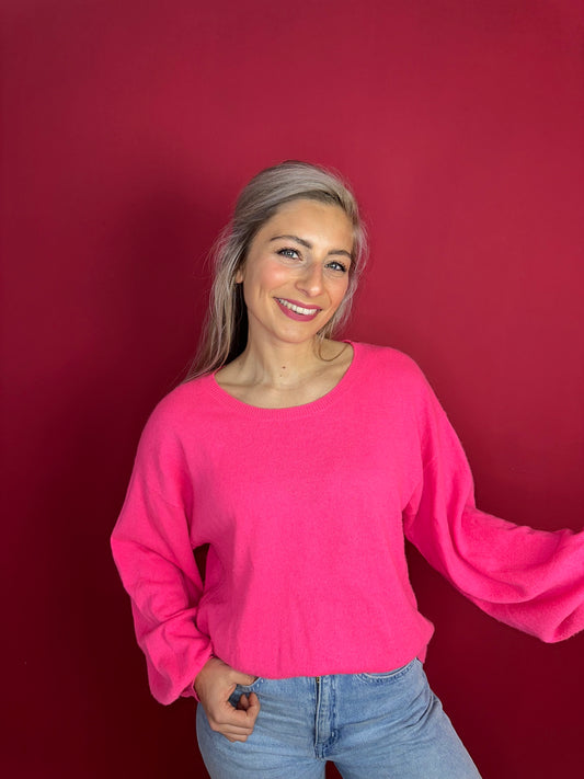 Trui Absolut Cashmere roze - Maat L