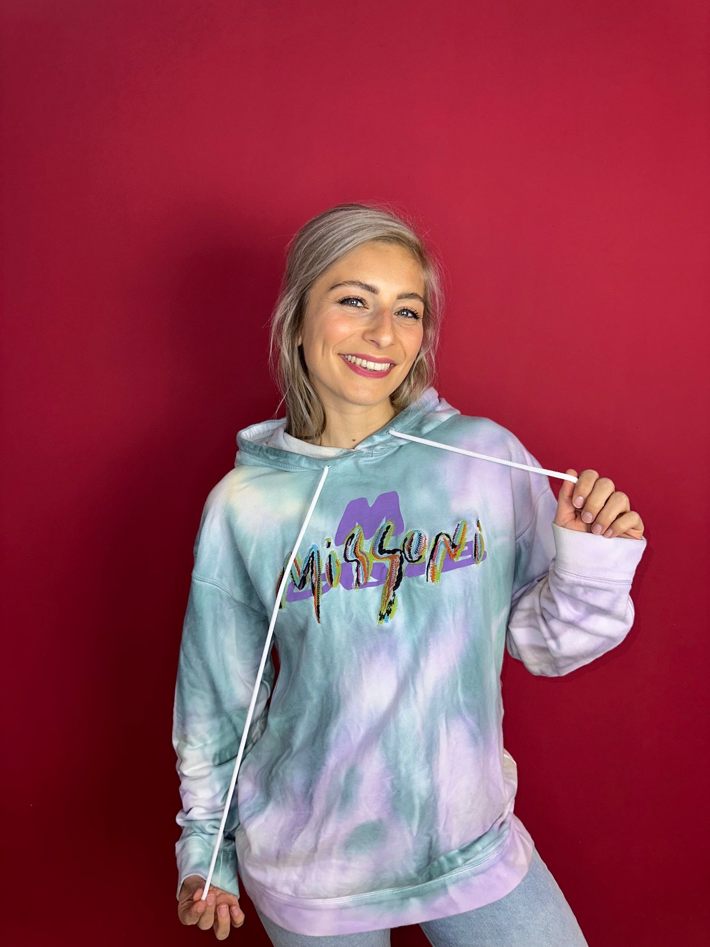 Hoodie Missoni tie dye - Maat S