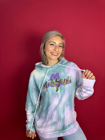 Hoodie Missoni tie dye - Maat S