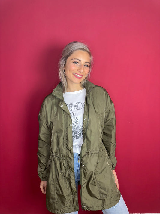 Jas SET parka legergroen - Maat 38