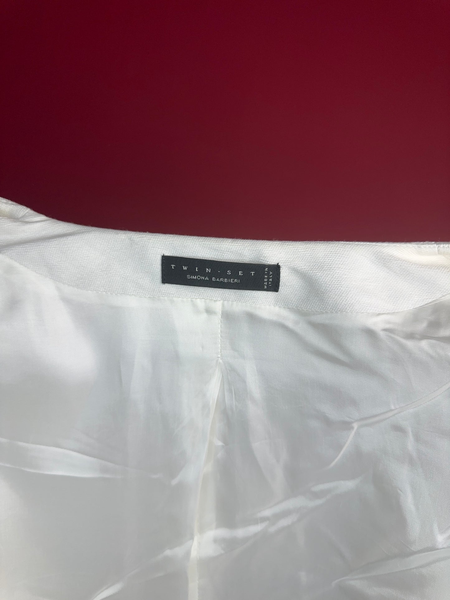Blazer Twinset linnen wit - Maat XL