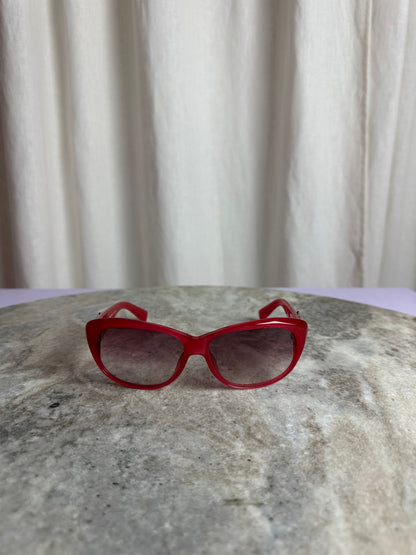 Zonnebril Louis Vuitton Fleur de Monogram rood