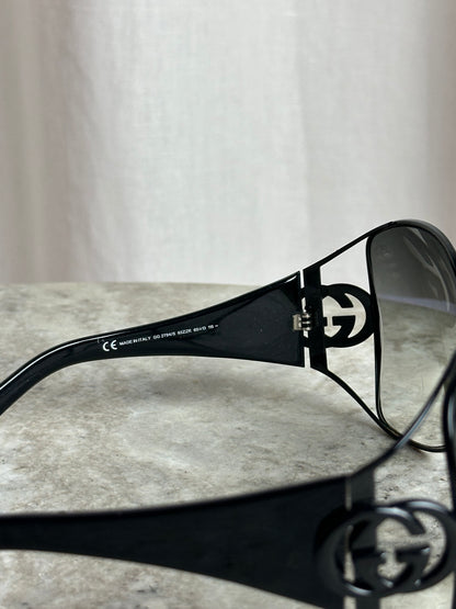 Zonnebril Gucci zwart