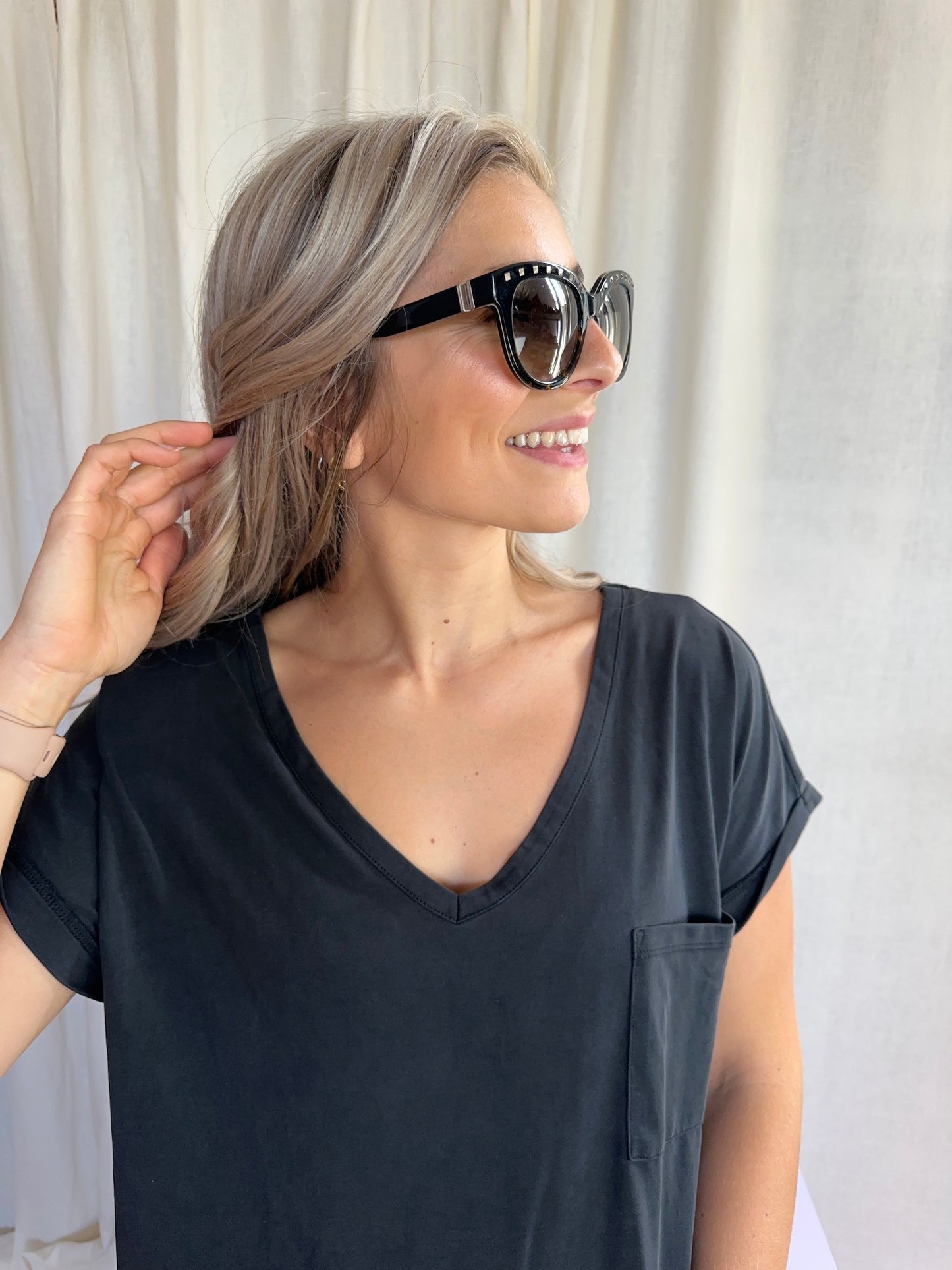 Zonnebril Valentino studs