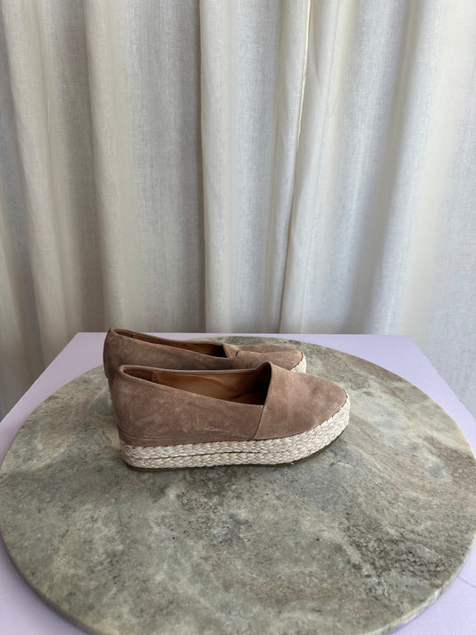 Espradilles ViaVai suede bruin - Maat 38