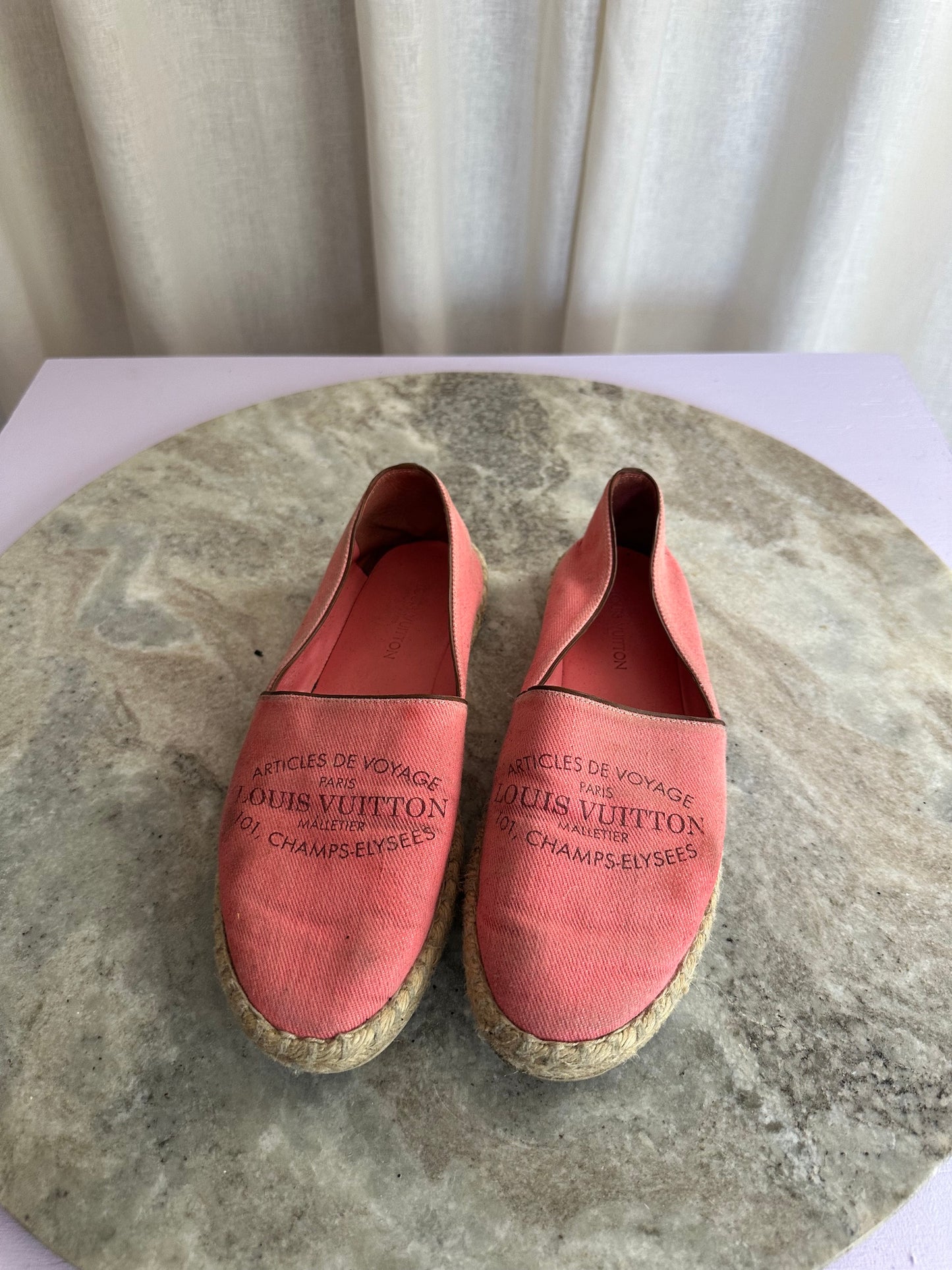 Espradilles Louis Vuitton koraal - Maat 38