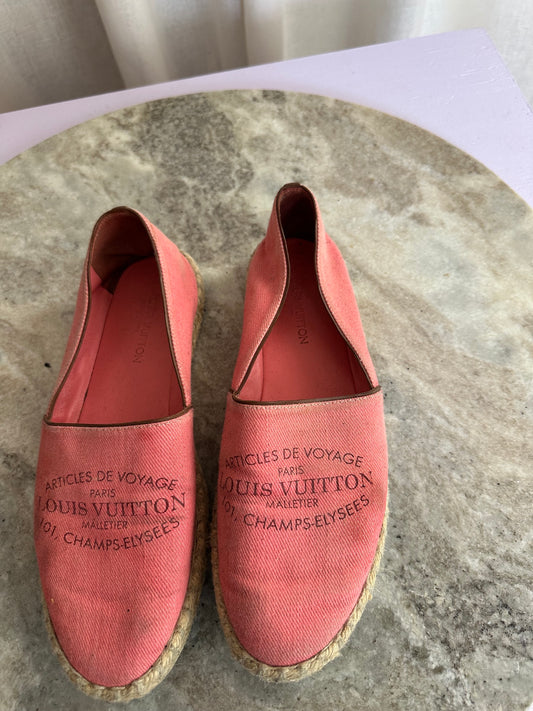 Espradilles Louis Vuitton koraal - Maat 38