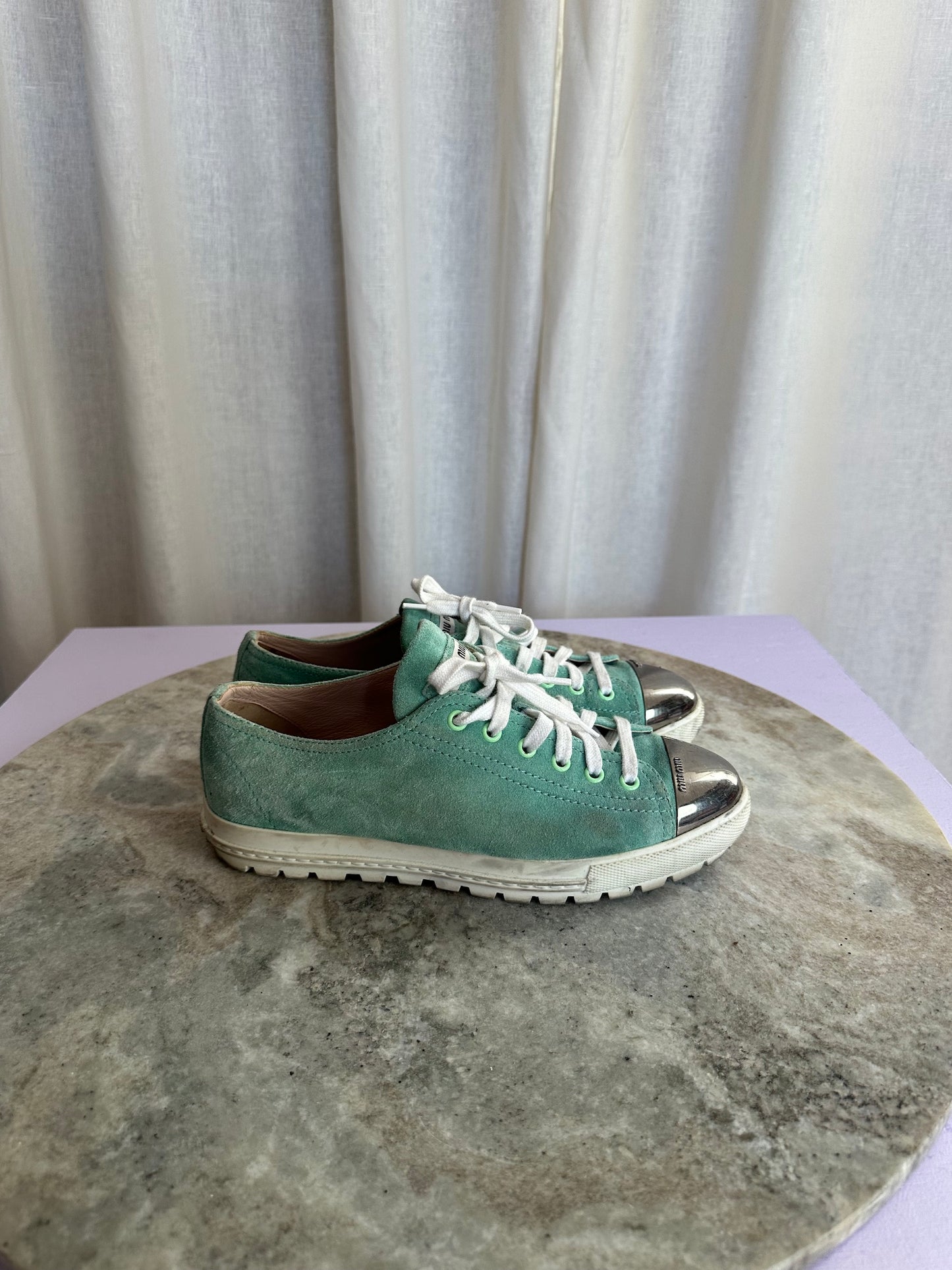 Sneakers MiuMiu mintgroen - Maat 38