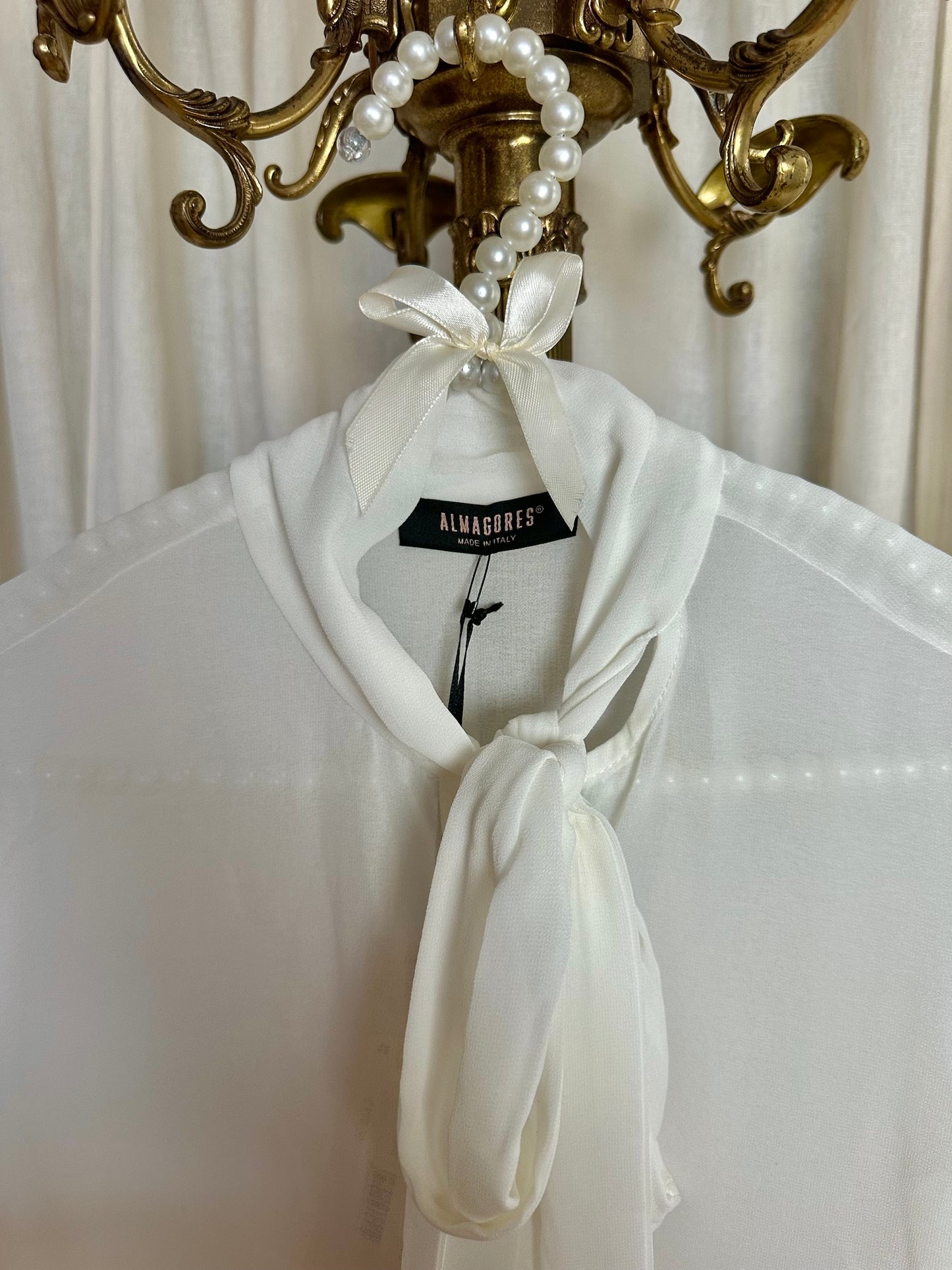 Blouse Almagores wit - Maat 36