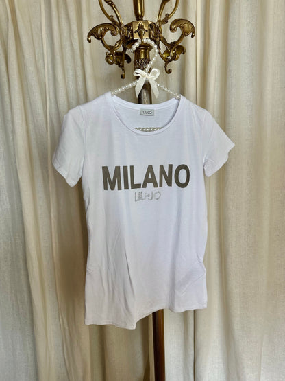T-shirt Liu Jo Milano wit - Maat S
